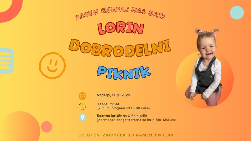 Pesem skupaj nas drži - Lorin dobrodelni piknik