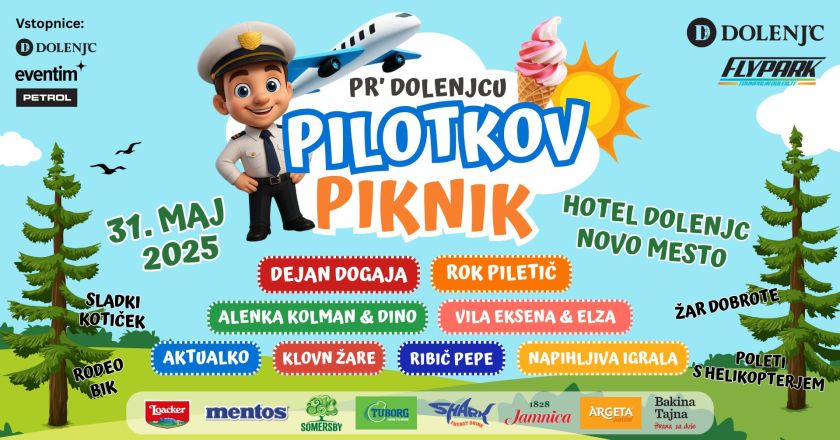 S Krko brezplačno na Pilotkov piknik