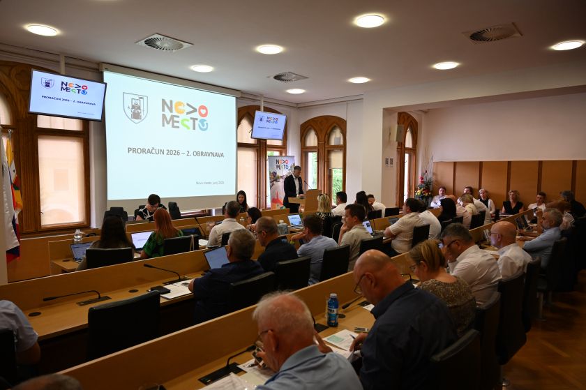 Potrjen proračun Mestne občine Novo mesto za leto 2026
