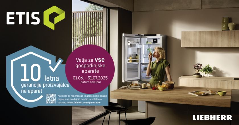 Brezskrbno v poletje z ETIS-om – 10 let garancije na vse aparate Liebherr