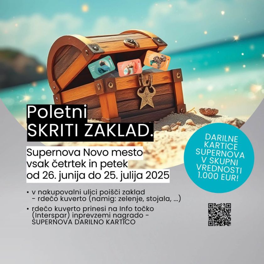 POLETNI SKRITI ZAKLAD za vse lovce na zaklade!