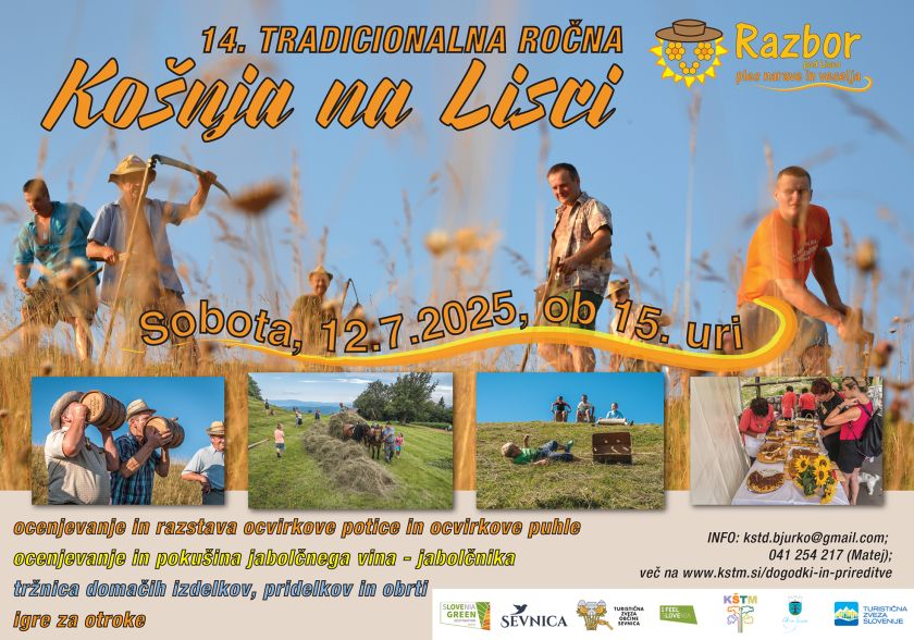 Tradicionalna košnja na Lisci
