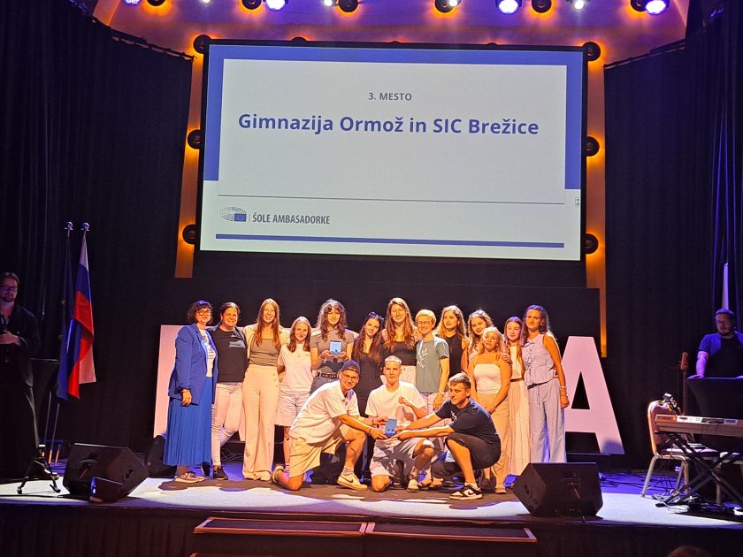 SIC Brežice osvojil odlično 3. mesto v projektu EPAS – Šola ambasadorka Evropskega parlamenta