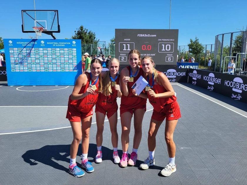 Dekleta ŽKK Krka državne prvakinje v košarki 3x3!