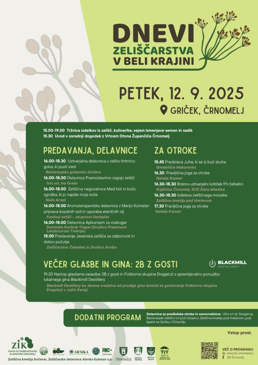 Dnevi zeliščarstva v Beli krajini