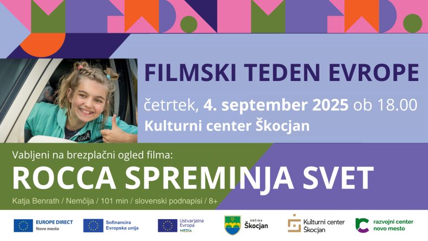 Filmski teden Evrope prihaja v Škocjan: zgodba, ki navdušuje otroke in odrasle