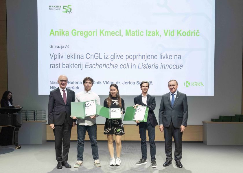 Krka spodbuja raziskovalni potencial mladih