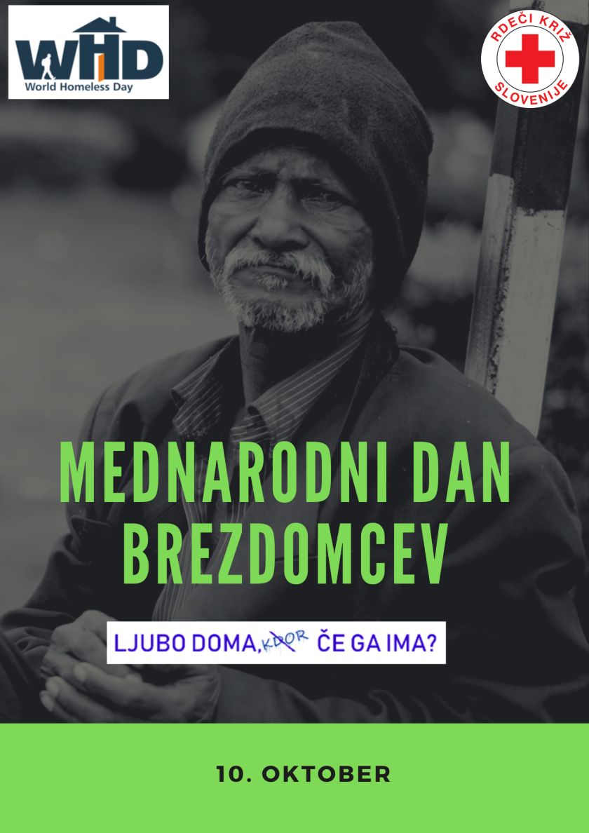 10. oktobra obeležujemo mednarodni dan brezdomcev