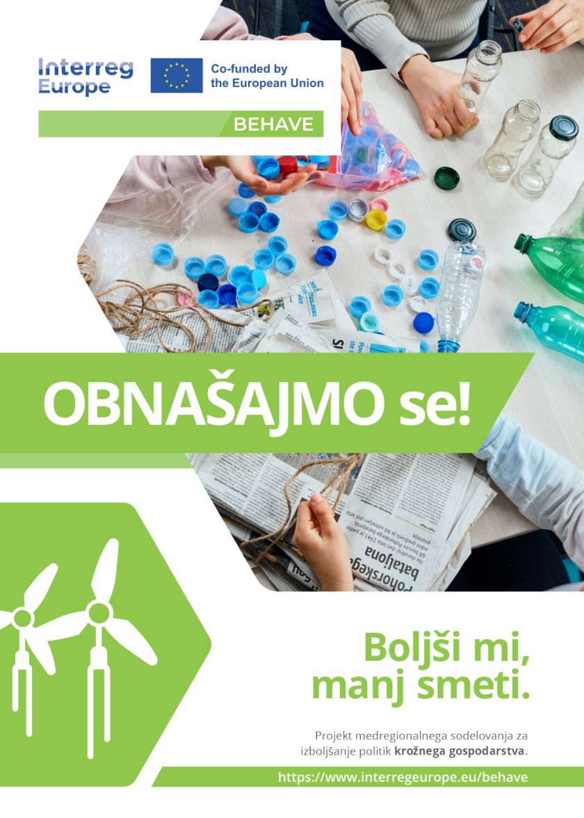 Projekt BEHAVE: Obnašajmo se - boljši mi, manj smeti!