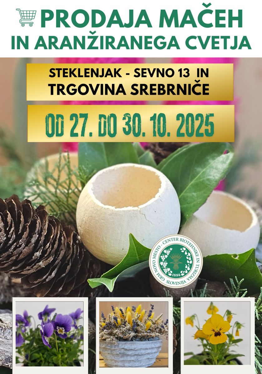 Grm Novo mesto – center biotehnike in turizma odpira vrata prodajalne