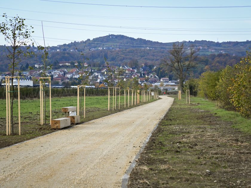 Zaključuje se 1. faza ureditve večnamenske poti ob Savi