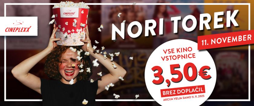 V Cineplexx kina prihaja NORI TOREK!