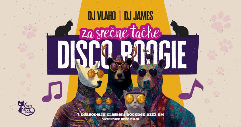 Vabljeni na DISCO BOOGIE za srečne tačke