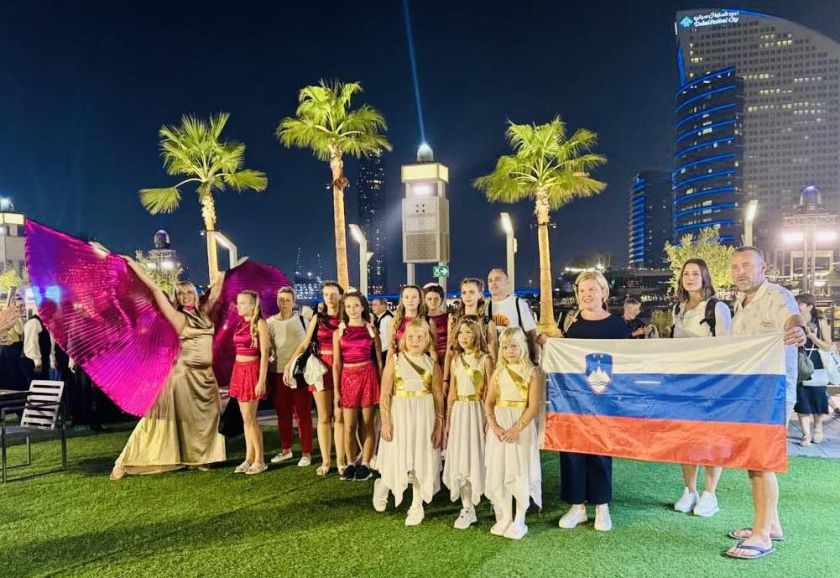 Arabeska iz Novega mesta v Dubaj