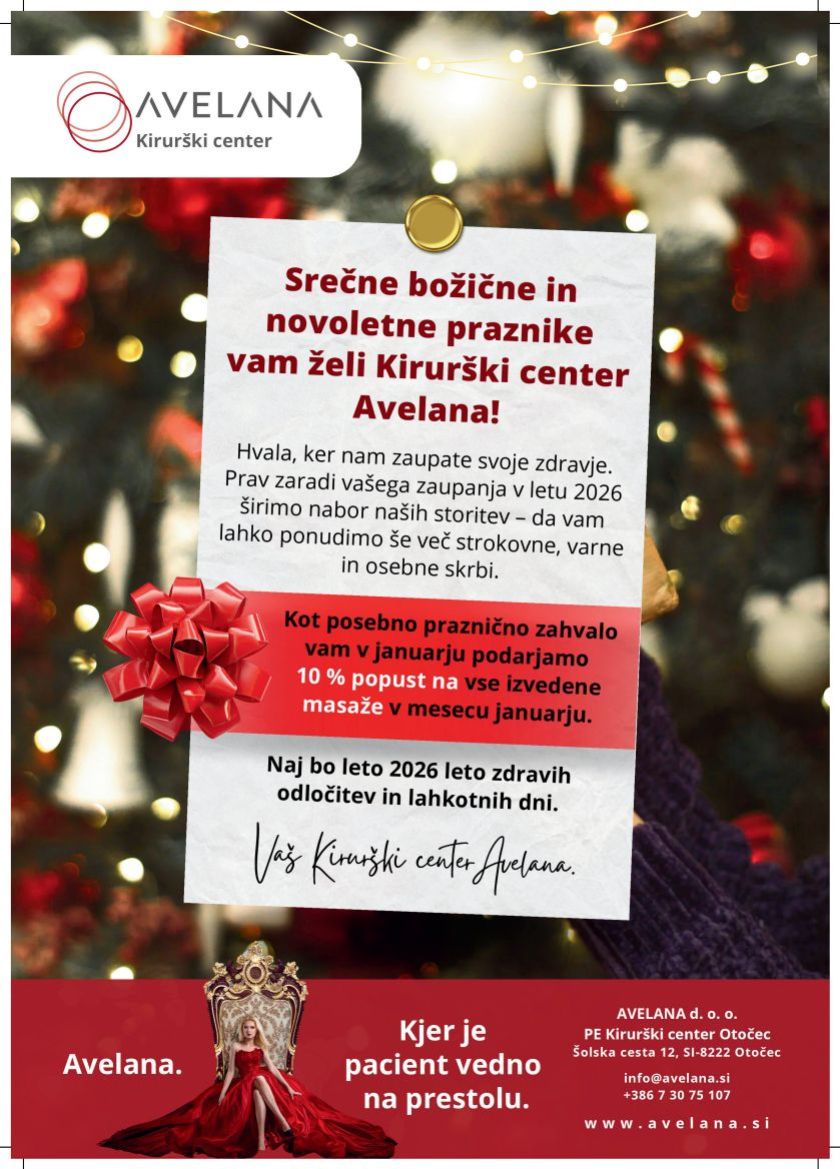 Kirurški center Avelana z novimi storitvami