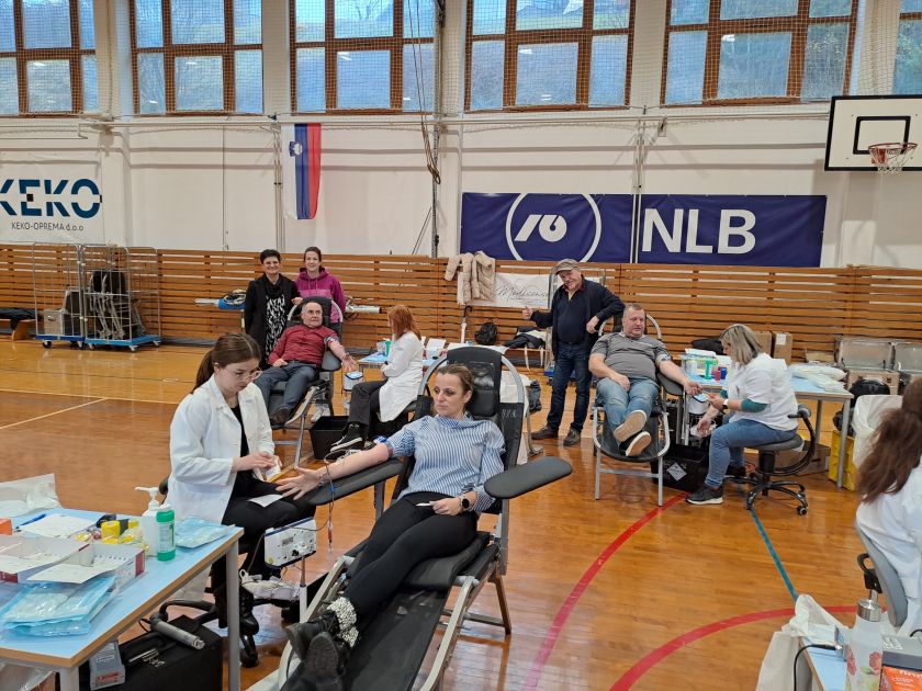 Uspešna krvodajalska akcija v Žužemberku