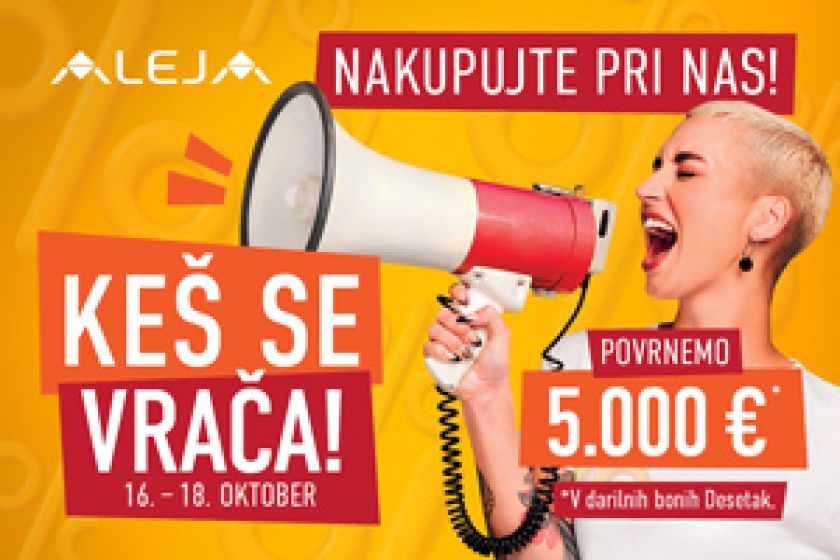 ALEJA in Citypark bosta skupaj podelila za kar 10.000 evrov DESETAKOV
