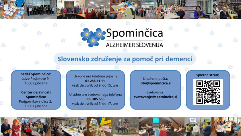 Spominčica vabi na predavanje o demenci