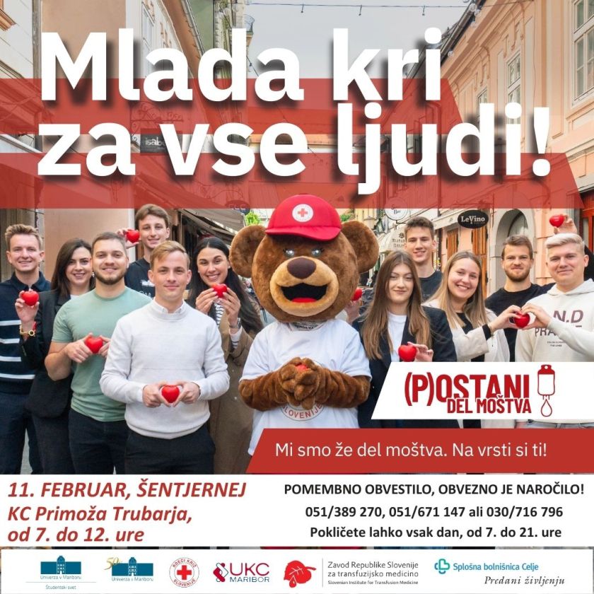 Krvodajalska akcija v Šentjerneju