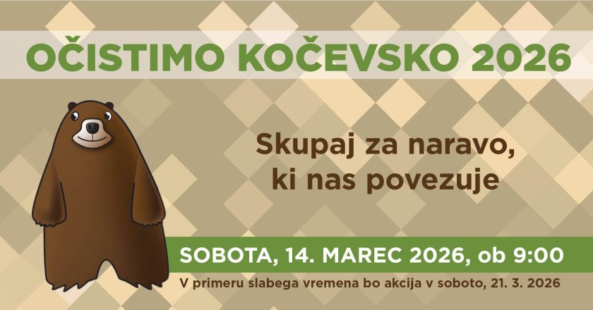 Očistimo Kočevsko: Skupaj za naravo, ki nas povezuje