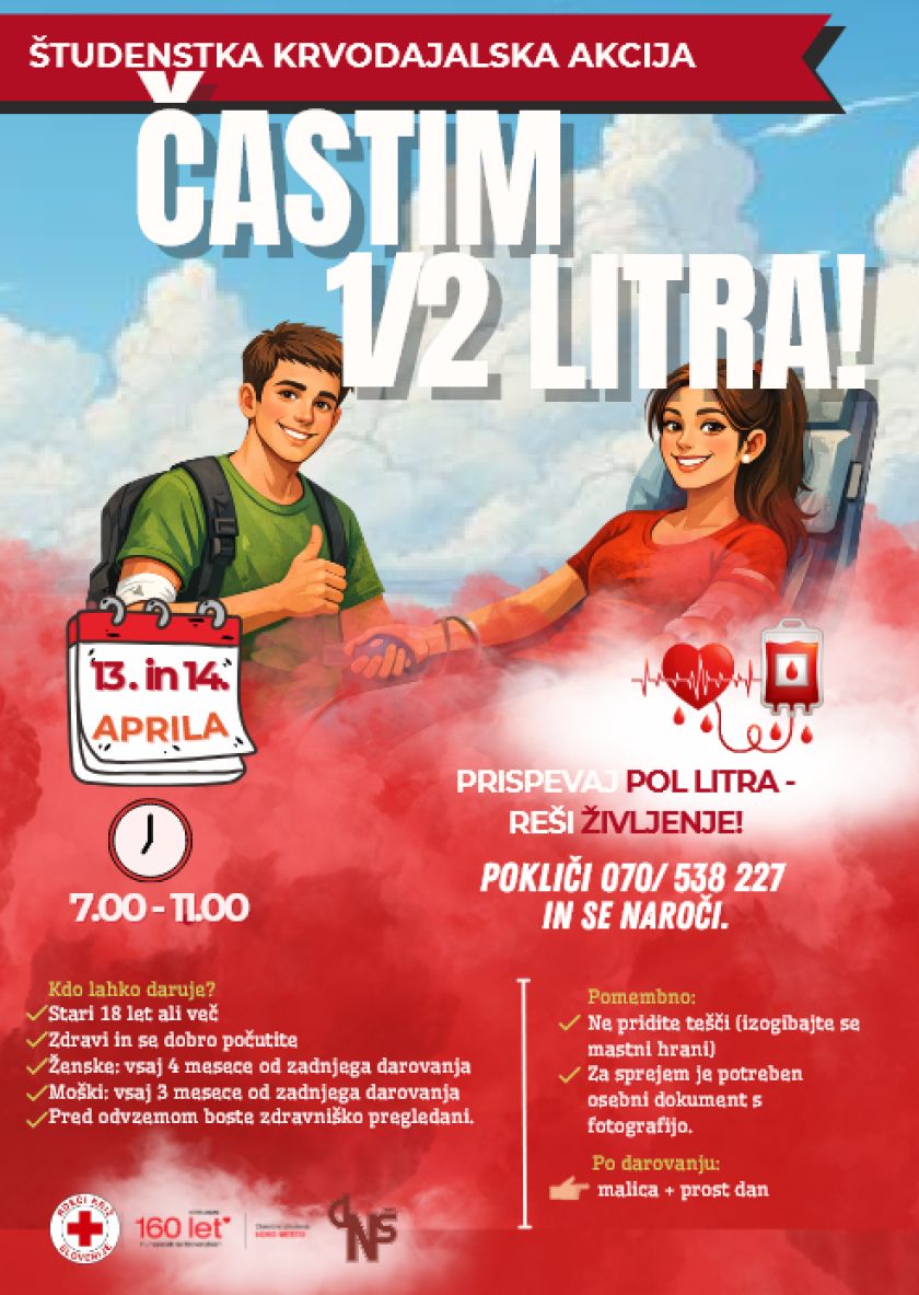 Študentska krvodajalska akcija »Častim pol litra«