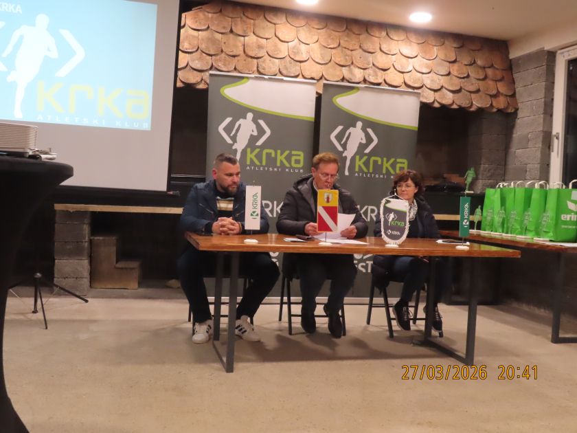 Redni zbor članov atletskega kluba Krka Novo mesto