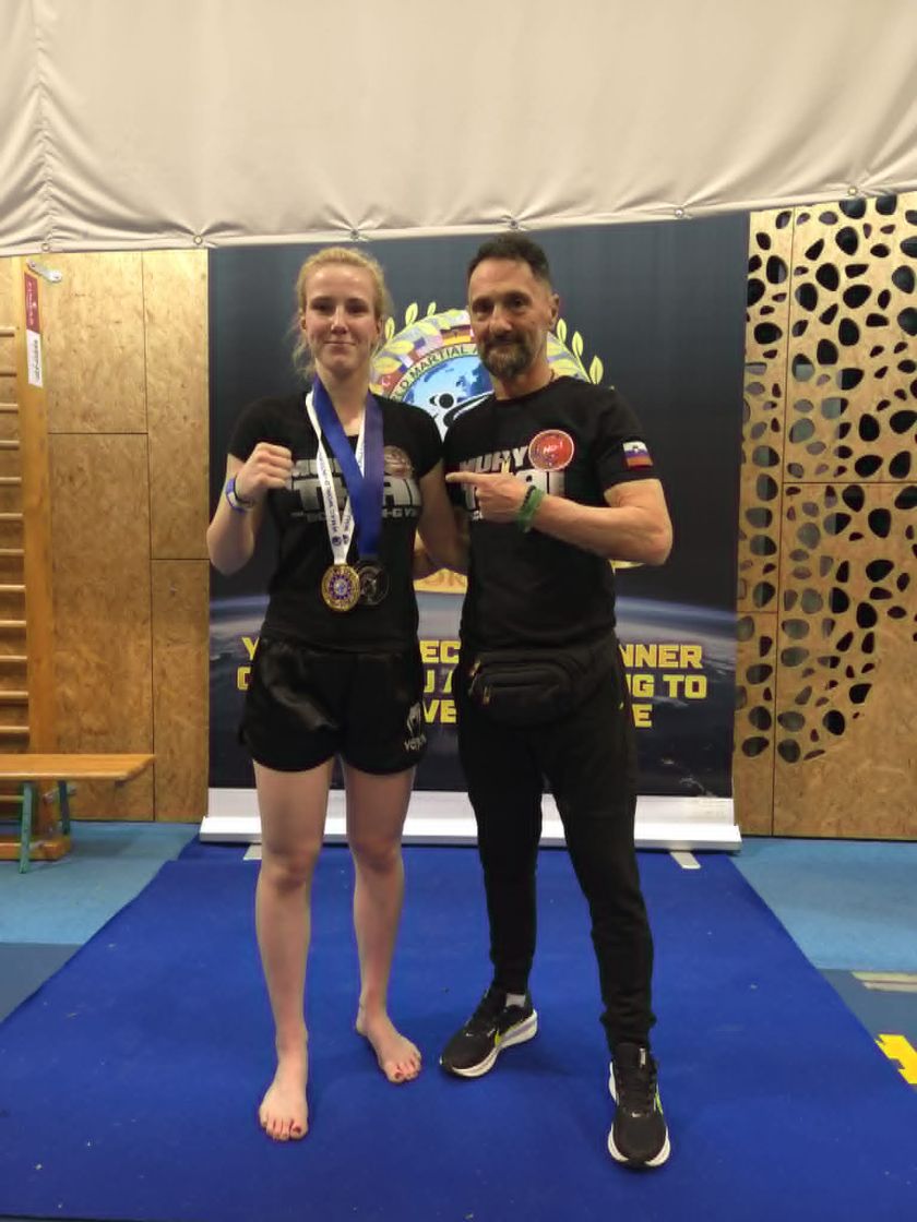 Lily Fideršek Evropska prvakinja in podprvakinja