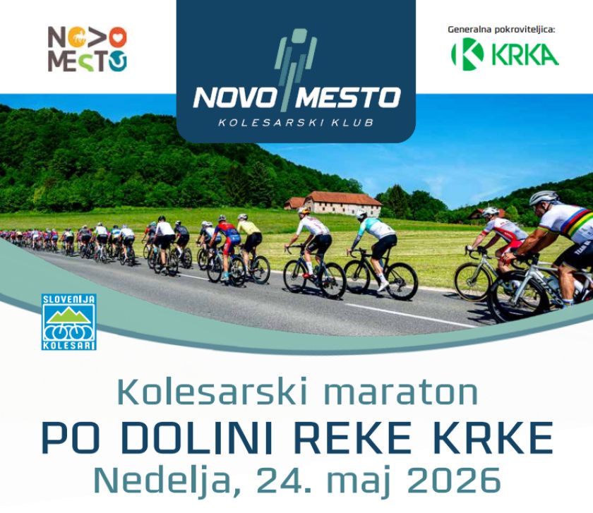 Pridružite se kolesarskemu maratonu po dolini reke Krke