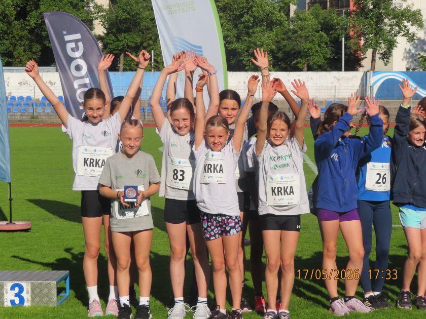 3. mesto za dečke in 4. mesto za deklice U12