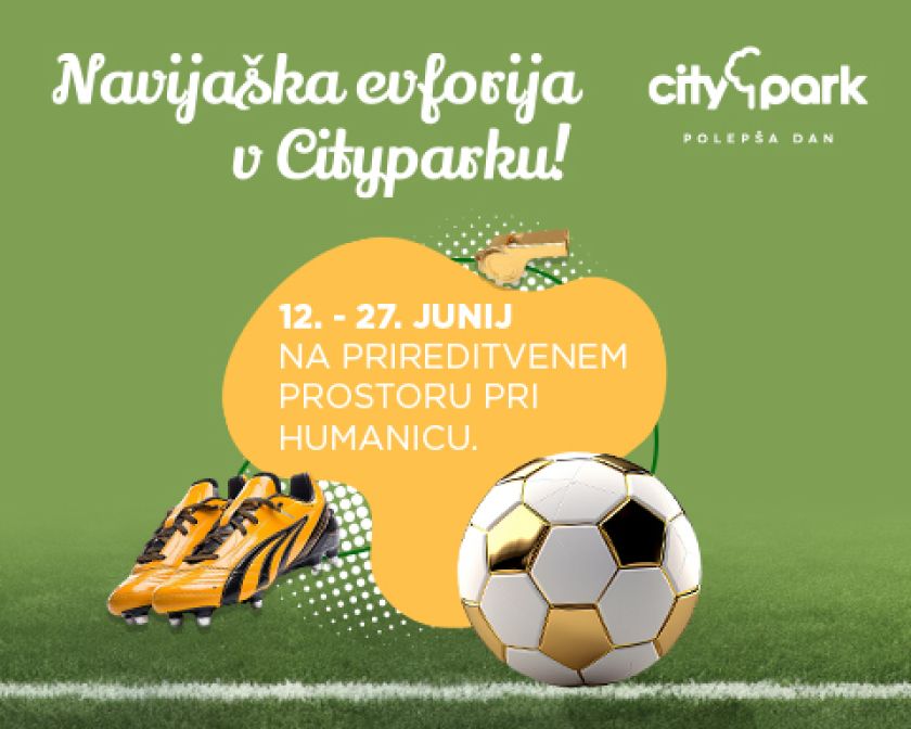 Pridružite se nogometni noriji v Cityparku: