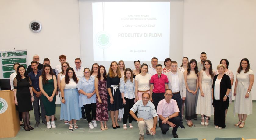 16. svečana podelitev diplomskih listin na Grmu Novo mesto