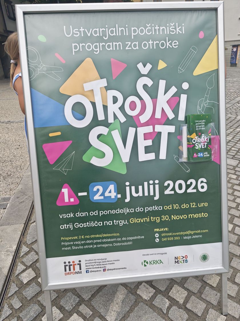 Otroci bodo ves julij ustvarjali v središču mesta