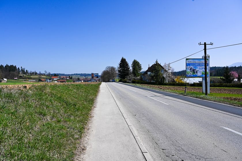 Polovična zapora Šentjernejske ceste