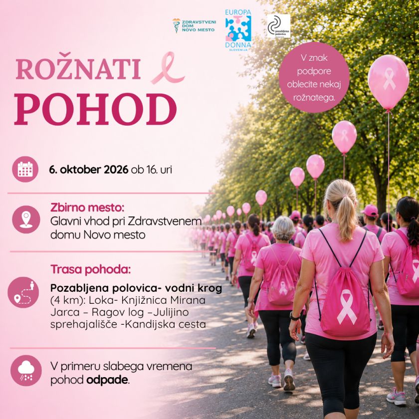 Rožnati pohod 2026