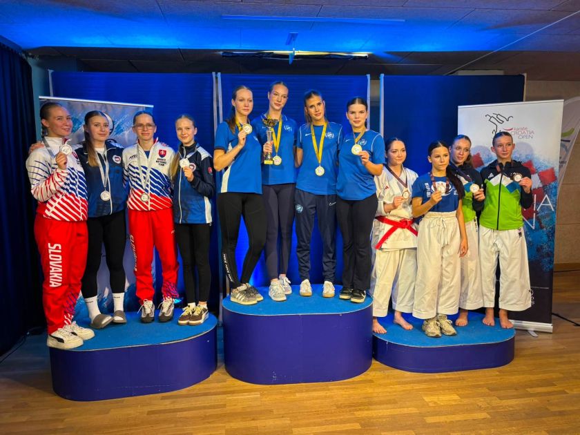 Uspešen nastop mirnopeških karateistov na Croatia Open