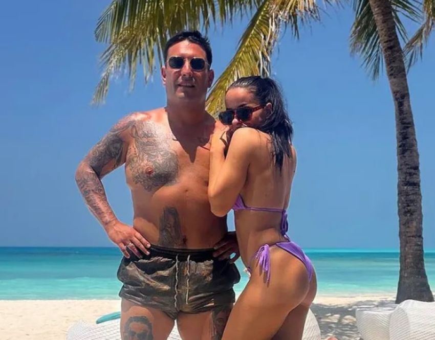 Darko Lazić z ženo Katarino