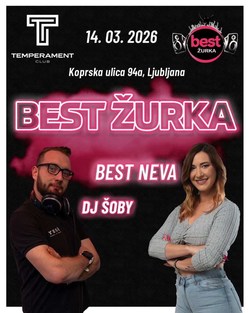 Best žurka v Ljubljani
