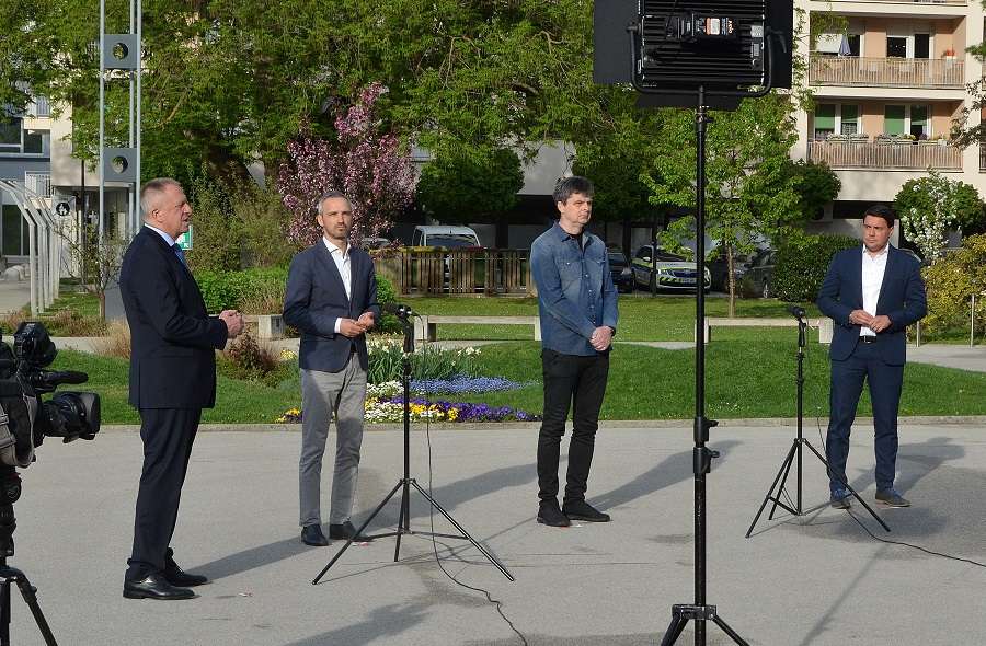 Zdravko Počivalšek, Janez Cigler Kralj, Žan Zeba, Peter Dermol