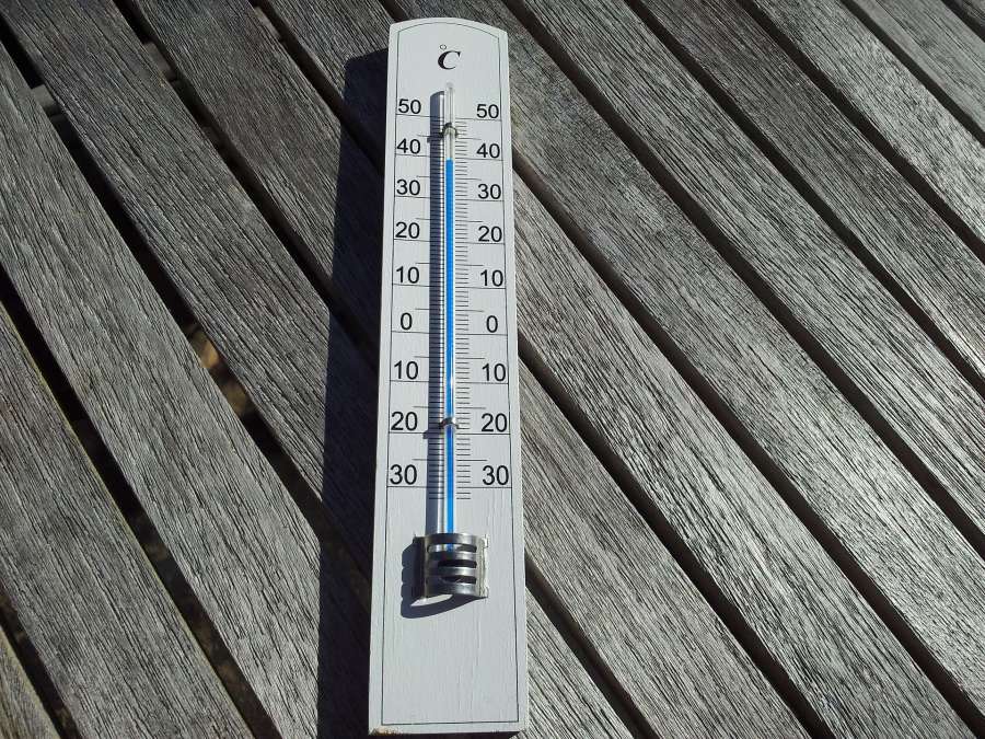 vročina, termometer