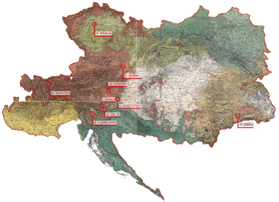 jožef krajnc slika 3 zemljevid