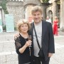 Operni pevec Branko Robinšak z ženo Majo