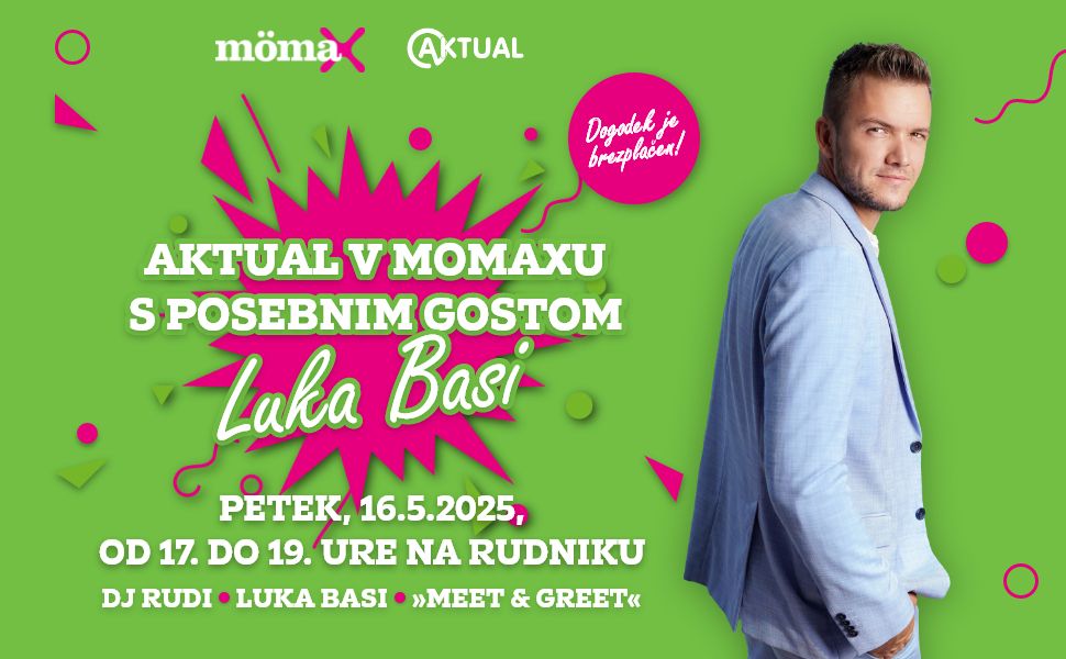 Vabljeni na Aktualovo druženje v mömax, s posebnim gostom - Luko Basijem!