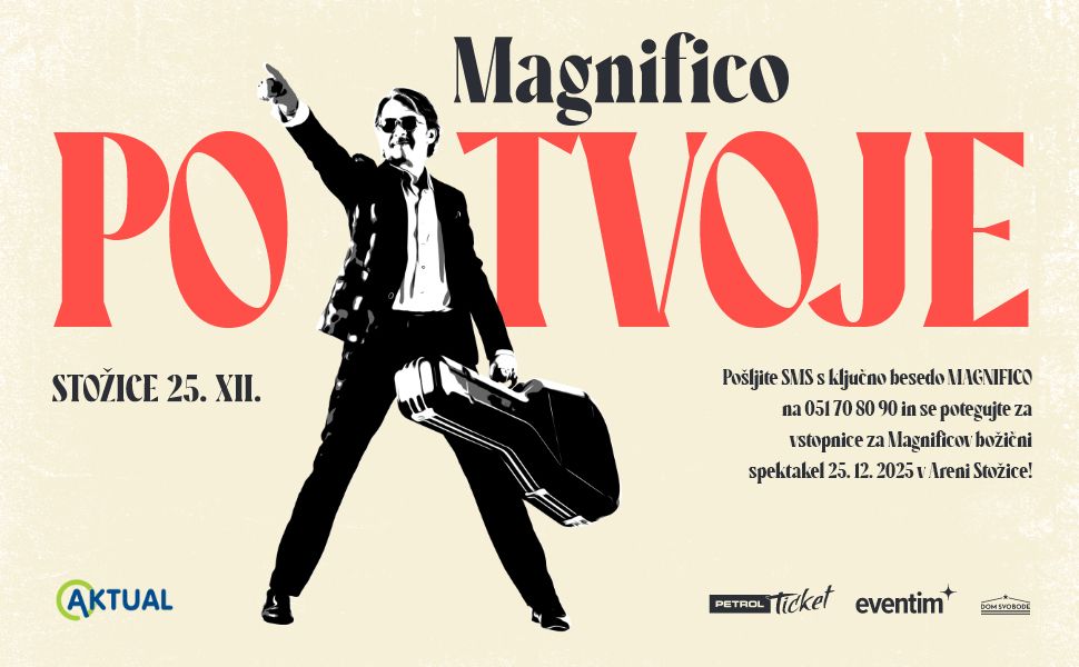 Zapoj in osvoji vstopnico za Magnificov koncert v Stožicah!