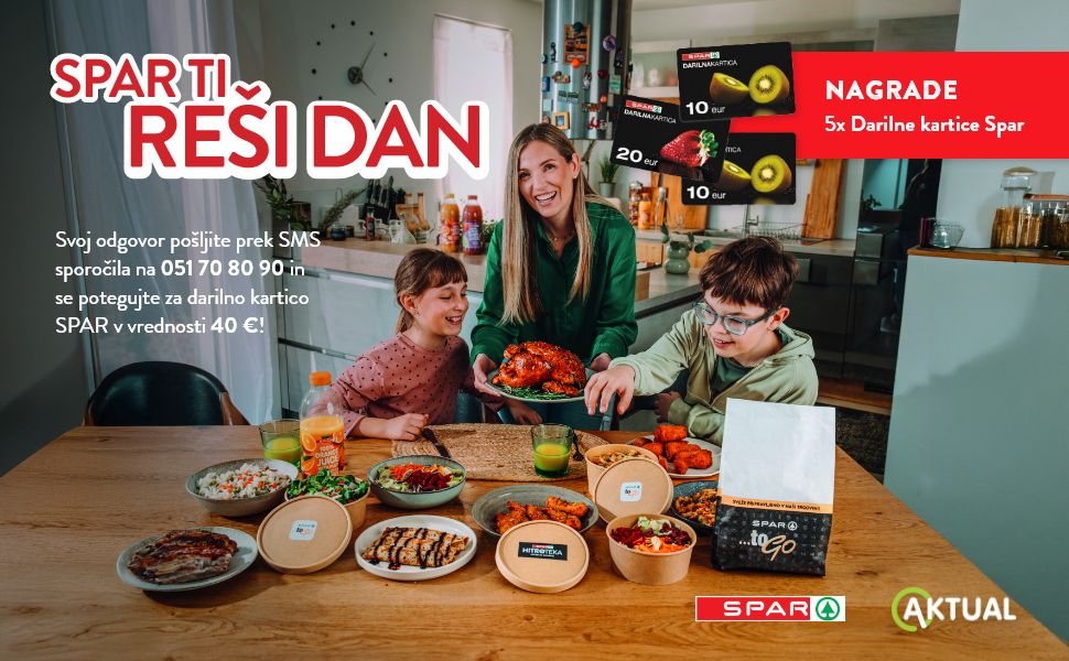 Ko dan zdrsne iz rok, ga reši Spar