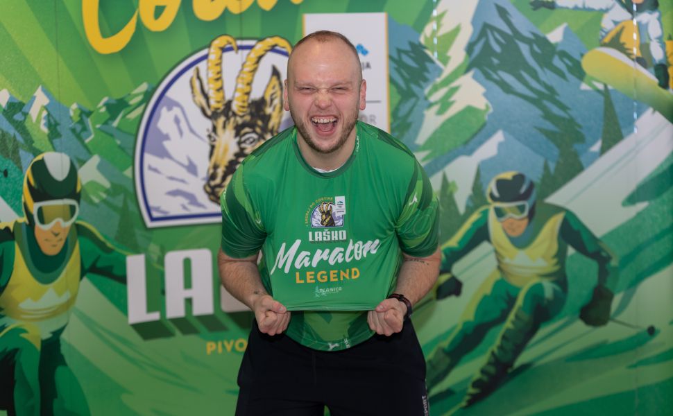 Tako se je začel Laško maraton legend v Planici, na tekalni stezi tudi Rudi