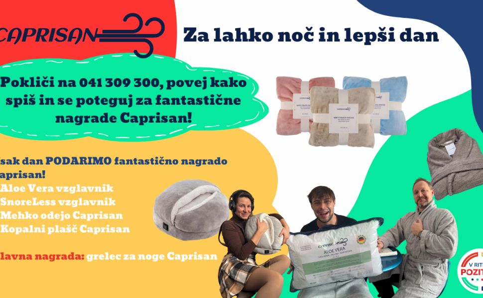CAPRISAN - Za lahko noč in lepši dan - V RITMU POZITIVE