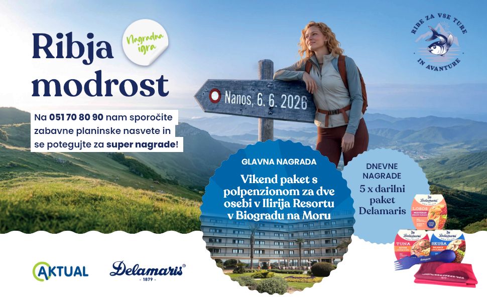 Pošljite nam svojo »ribjo modrost« in se potegujte za vikend oddih v Biogradu na Moru!
