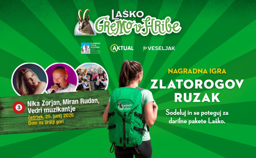 Uršlja gora kliče, Zlatorogov ruzak pa nagrajuje