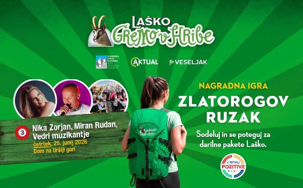 Uršlja gora kliče, Zlatorogov ruzak pa nagrajuje