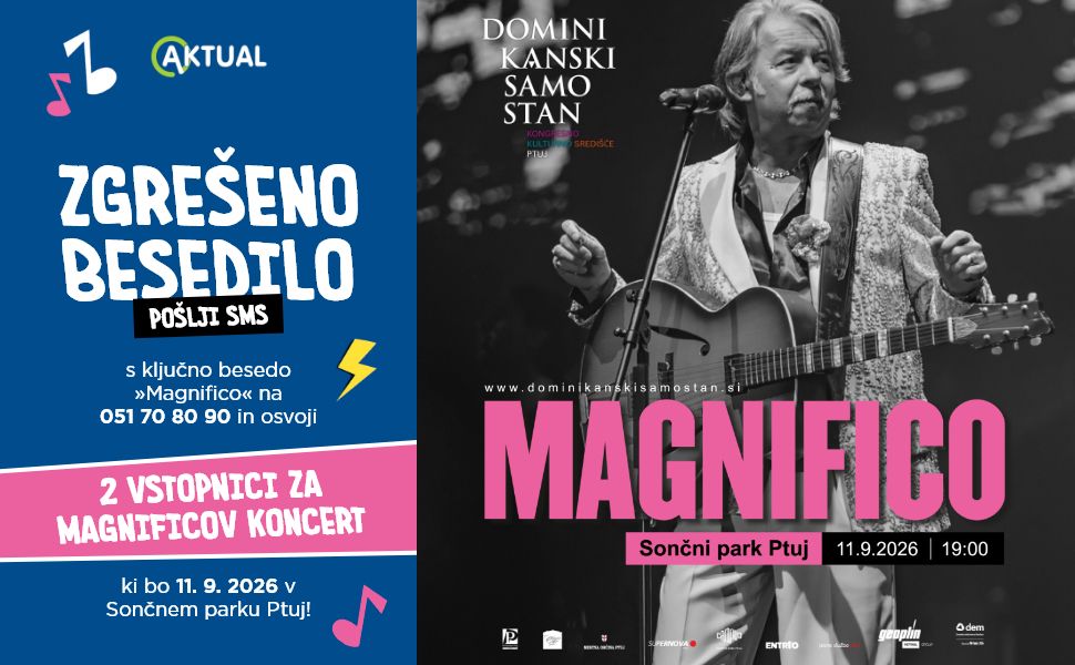 Ugani, katera beseda je napačna, in osvoji karte za Magnificov koncert